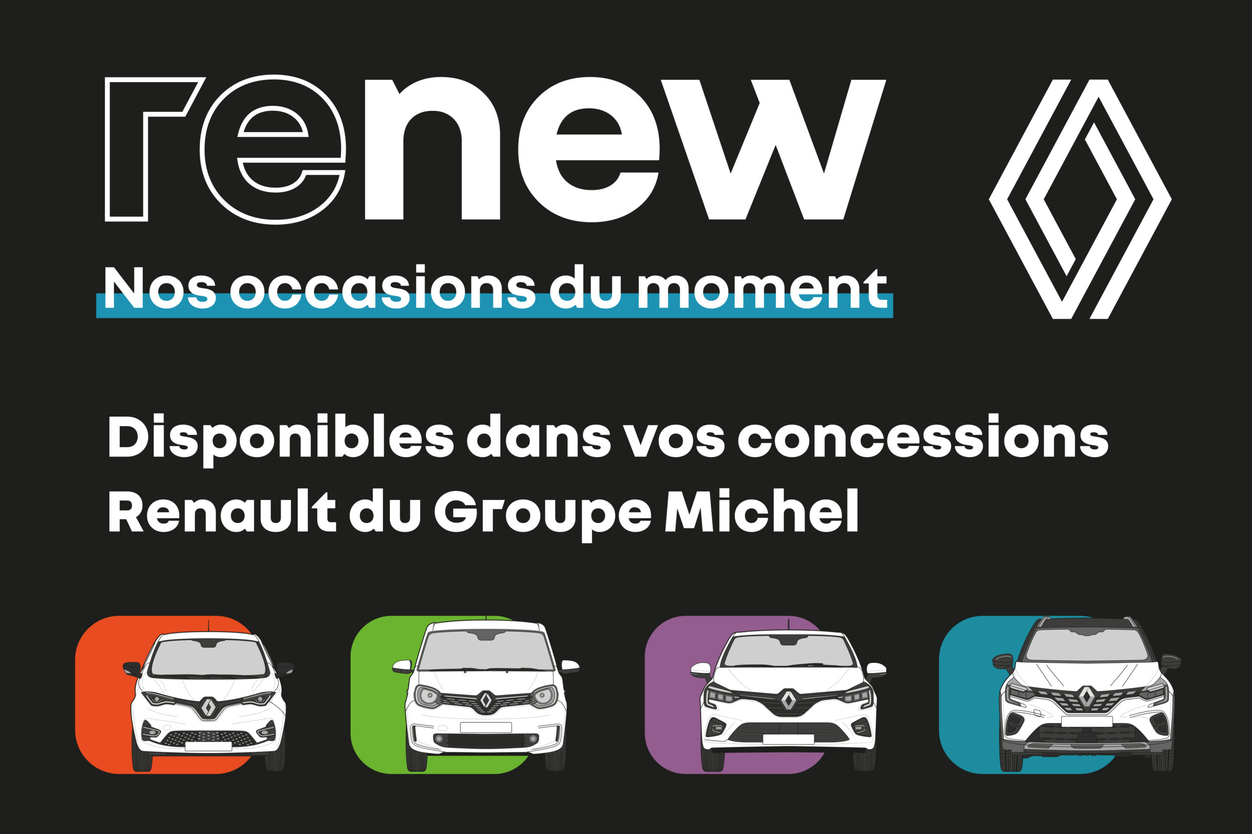 Nos occasions du moment dans vos concessions Renault du Groupe Michel