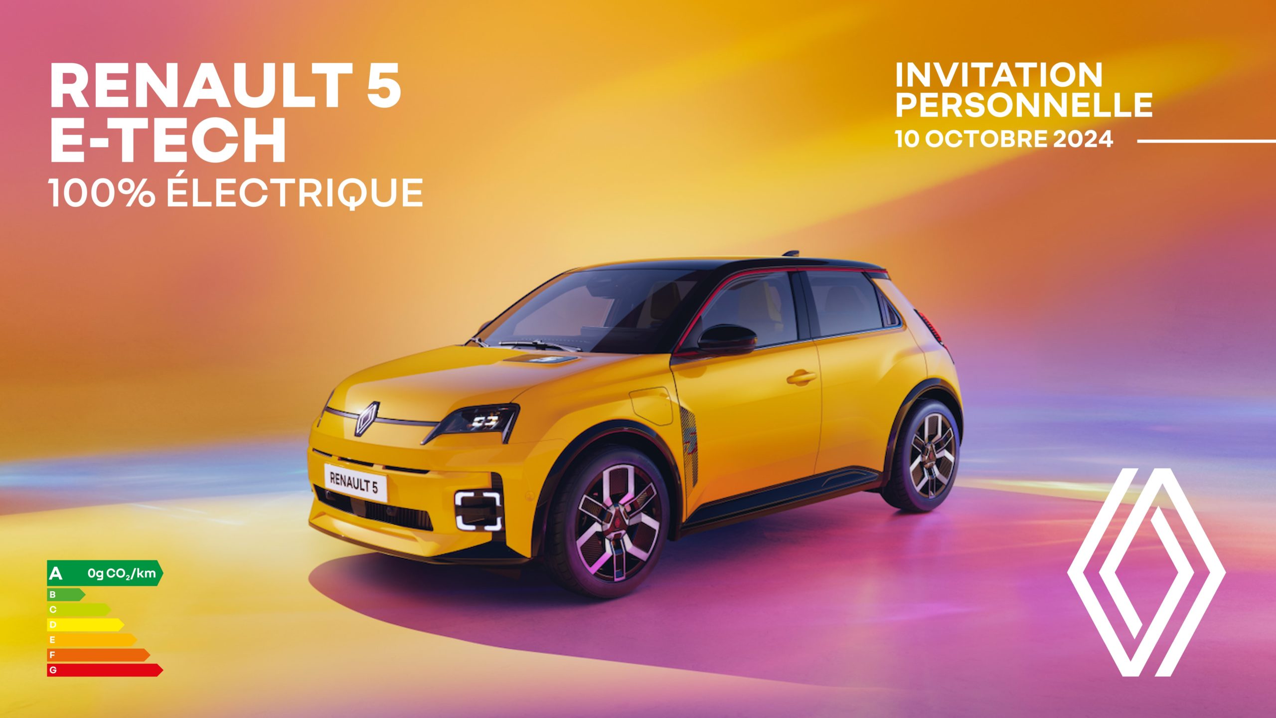 Lancement RENAULT 5 E-TECH 100% ELECTRIQUE